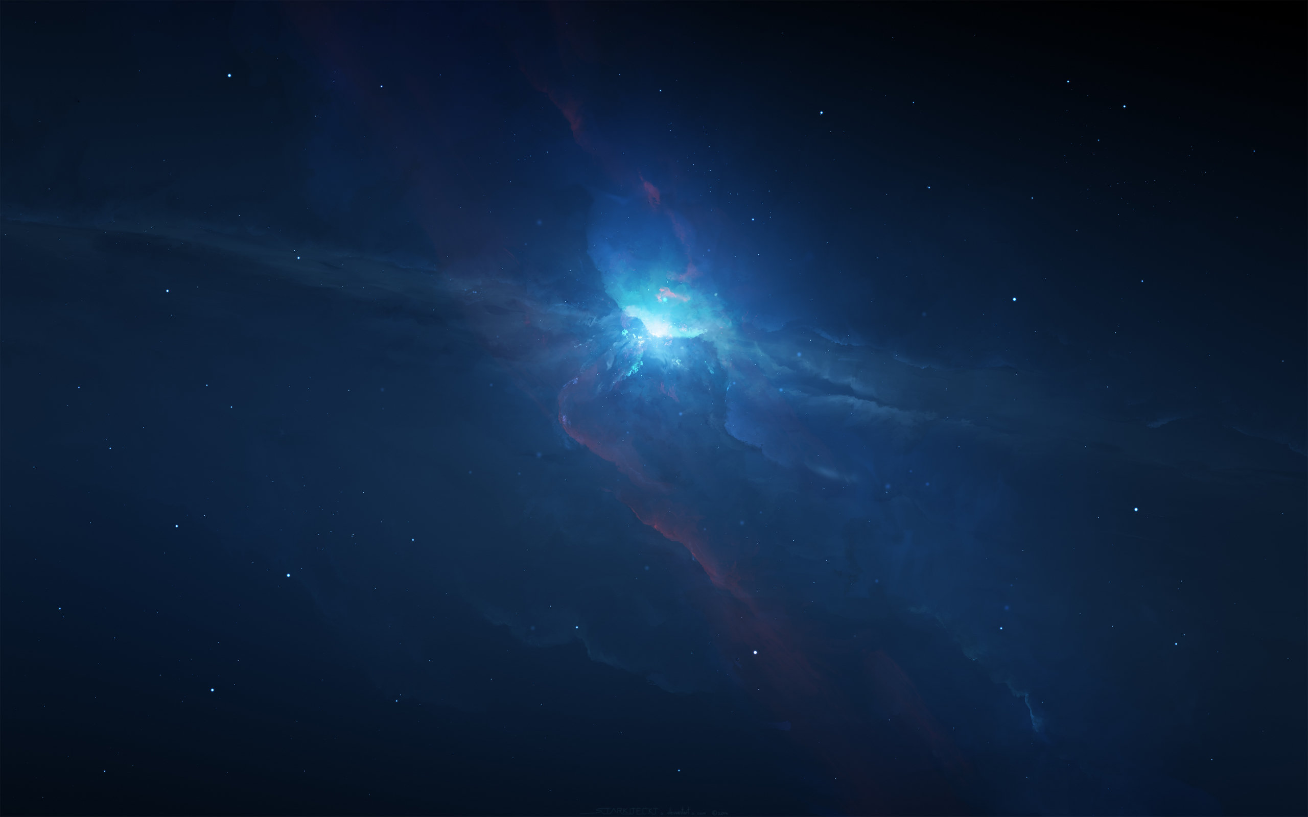 绚丽的宇宙星云高清壁纸高清大图预览2560x1600_高清壁纸下载_美桌网